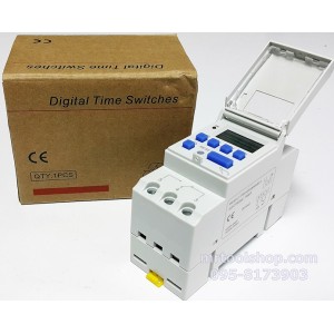 เครื่องตั้งเวลาดิจิตอล 220V 16A Digital timer (ราคา 390 บาทเท่านั้น!!) รุ่น THC15A (อะไหล่แท้) 
